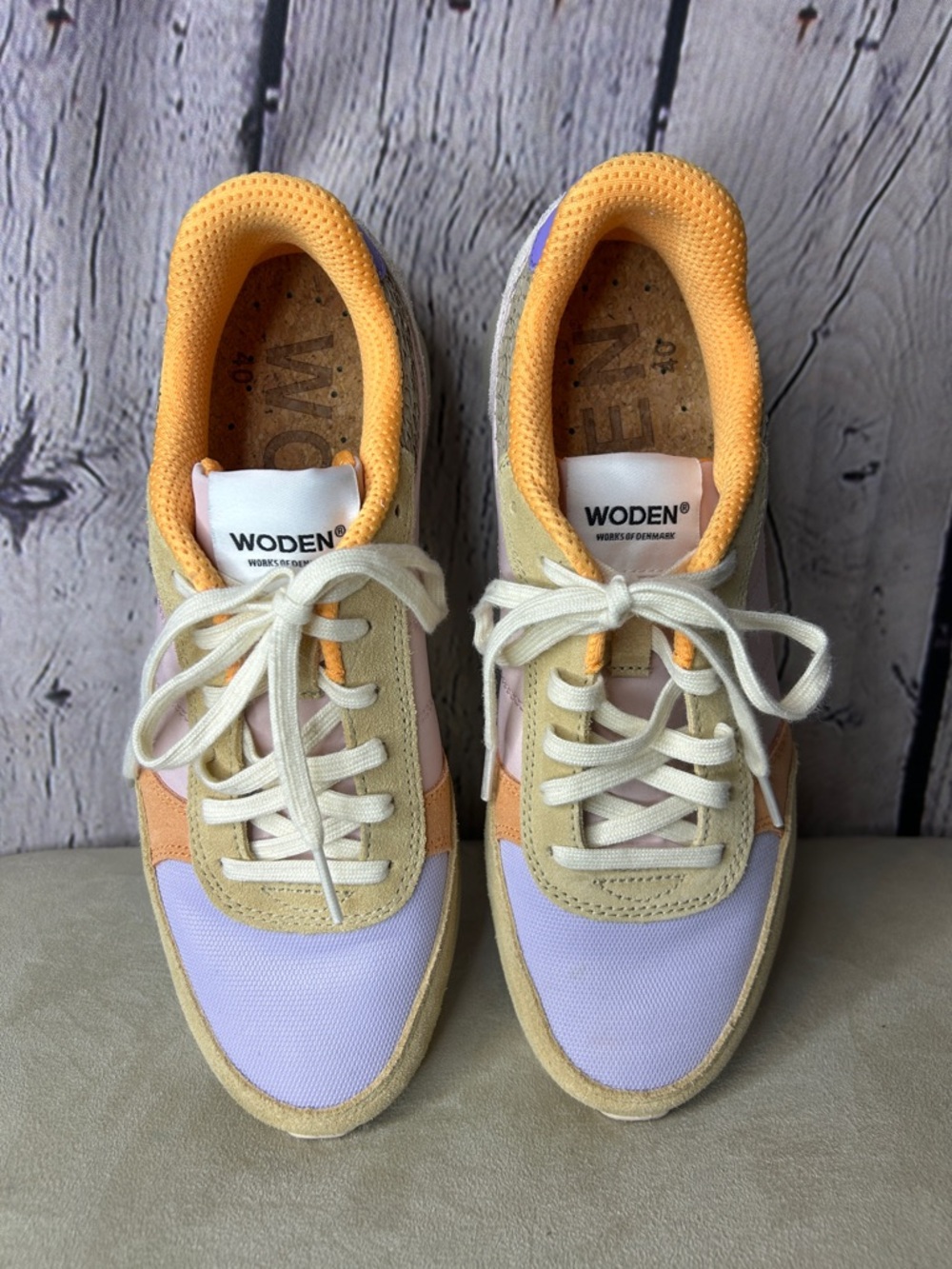 Woden Women’s Ronja sneakers Ballerina multi colorway.size 40/ us9.5